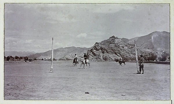 British Military Campaign to Tibet - polo at Gyantse