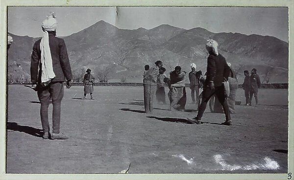 British Military Campaign to Tibet - sack fighting by sepoys