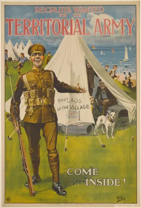 Framed Print : British Military Recruitment Poster - Inter-war period Framed Print : British Military Recruitment Poster - Inter-war period