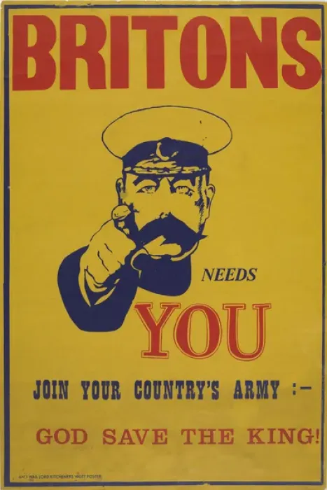 Framed Print : British Military Recruitment Poster, WW1 Framed Print : British Military Recruitment Poster, WW1