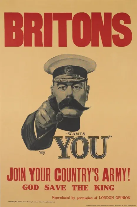 Framed Print : British Military Recruitment Poster, WW1 Framed Print : British Military Recruitment Poster, WW1