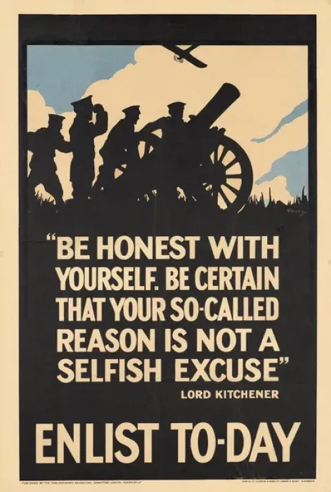 Framed Print : British Military Recruitment Poster, WW1 Framed Print : British Military Recruitment Poster, WW1