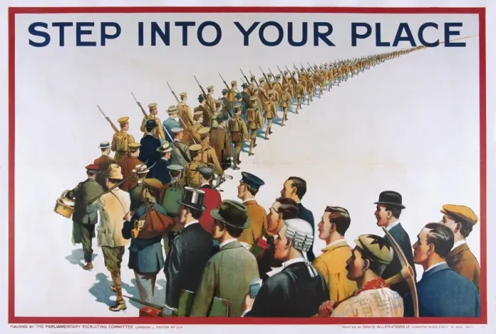 Framed Print : British Military Recruitment Poster, WW1 Framed Print : British Military Recruitment Poster, WW1