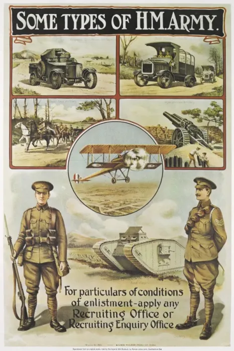 Framed Print : British Military Recruitment Poster, WW1 Framed Print : British Military Recruitment Poster, WW1