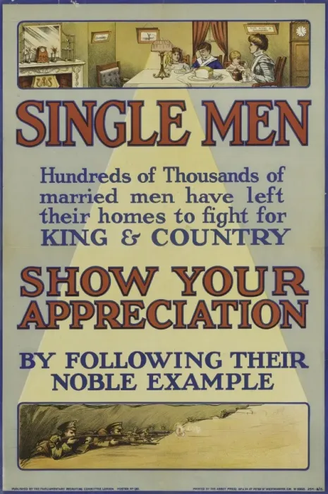 Framed Print : British Military Recruitment Poster, WW1 Framed Print : British Military Recruitment Poster, WW1