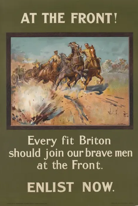 Framed Print : British Military Recruitment Poster, WW1 Framed Print : British Military Recruitment Poster, WW1