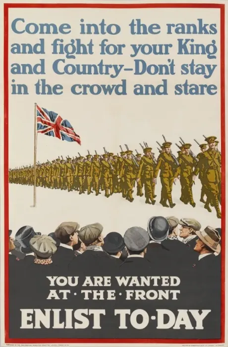 Framed Print : British Military Recruitment Poster, WW1 Framed Print : British Military Recruitment Poster, WW1