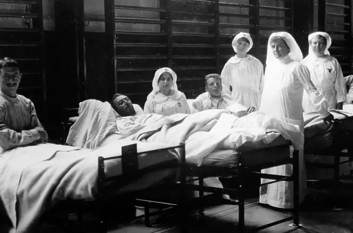Framed Print : British miltary hospital in Antwerp during WW1 Framed Print : British miltary hospital in Antwerp during WW1