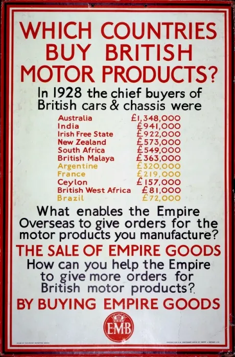 Framed Print : British Motor Products poster Framed Print : British Motor Products poster