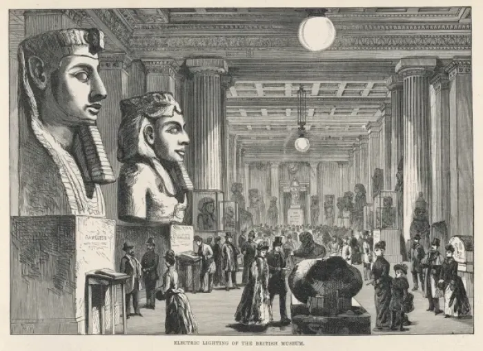 Framed Print : British Museum Egyptian Gallery Framed Print : British Museum Egyptian Gallery