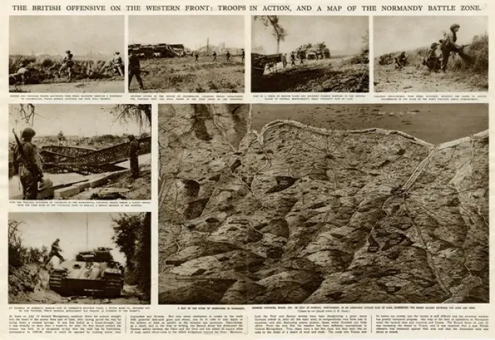Framed Print : British offensive on Western Front by G. H. Davis Framed Print : British offensive on Western Front by G. H. Davis