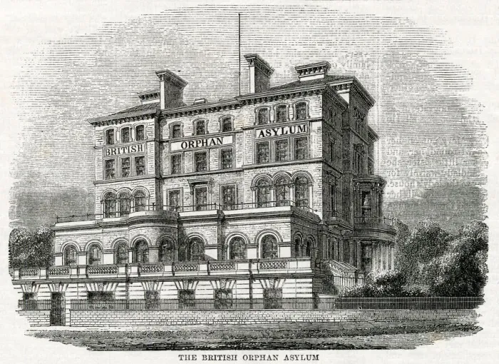 Framed Print : British Orphan Asylum, Slough 1865 Framed Print : British Orphan Asylum, Slough 1865