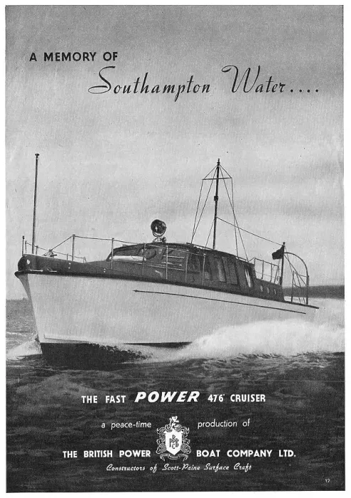 Framed Print : British Power Boat Company Framed Print : British Power Boat Company