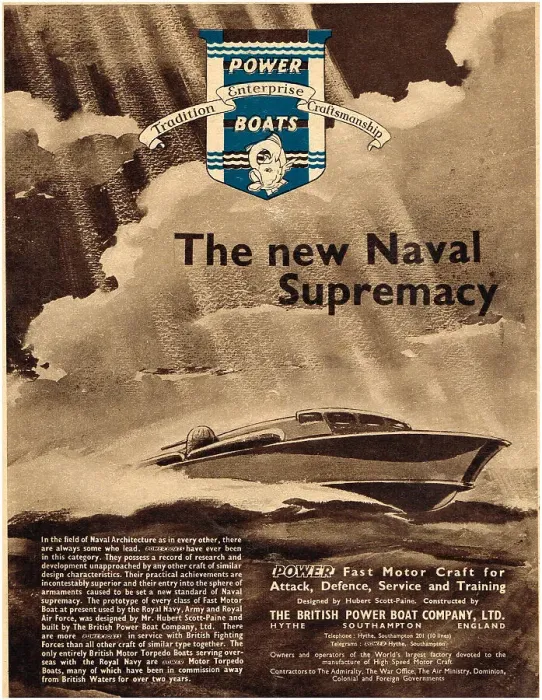 Framed Print : British Power Boat Company. Fast Motor Craft 1939 Framed Print : British Power Boat Company. Fast Motor Craft 1939