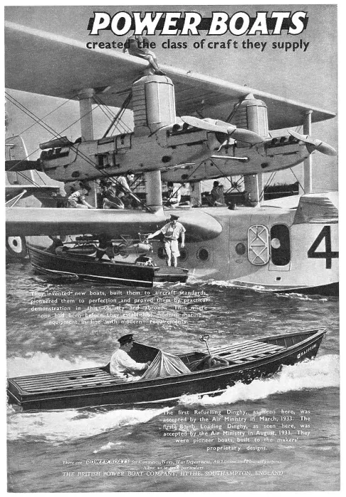 Framed Print : British Power Boat Company - Flying Boat Refuelling Dinghy Framed Print : British Power Boat Company - Flying Boat Refuelling Dinghy