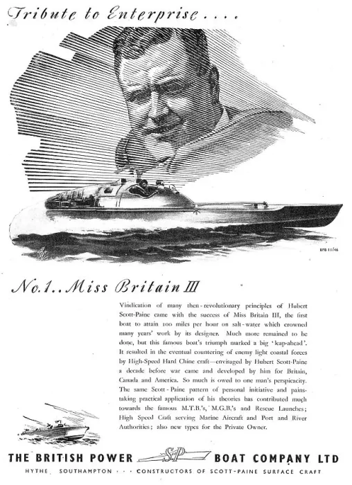 Framed Print : British Power Boat Company - Miss Britain III Framed Print : British Power Boat Company - Miss Britain III