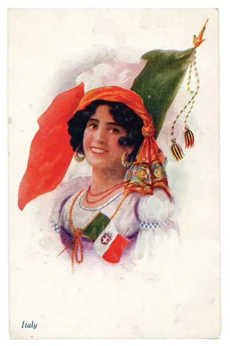 Framed Print : British propaganda for Italy
