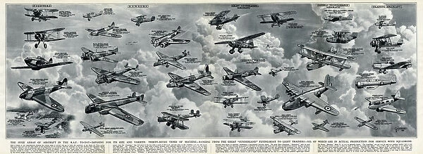British RAF aeroplanes in 1939 by G. H. Davis