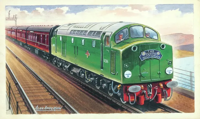 Framed Print : British Railways - The Flying Scotsman Framed Print : British Railways - The Flying Scotsman
