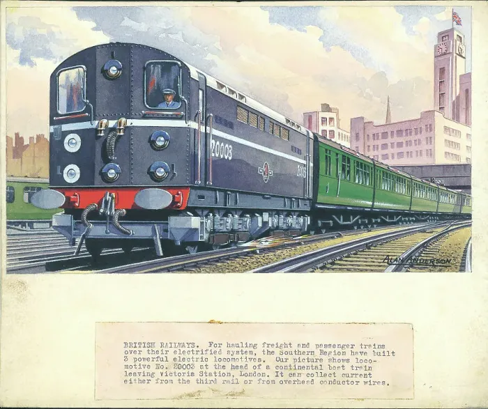 Framed Print : British Railways Southern Region No. 20003 Framed Print : British Railways Southern Region No. 20003