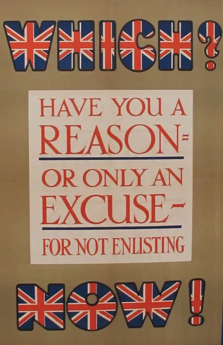 Framed Print : British recruitment poster, WW1 Framed Print : British recruitment poster, WW1