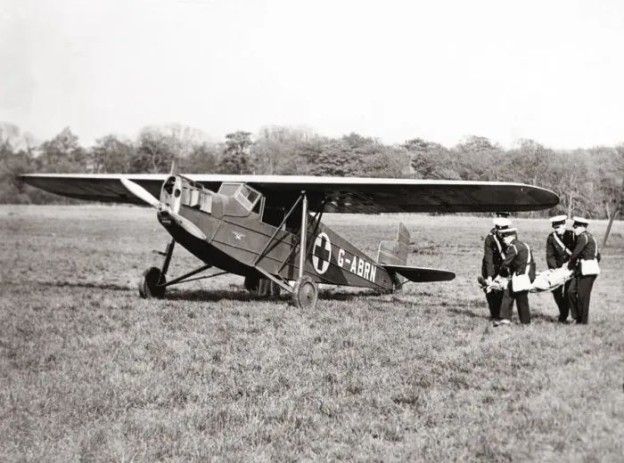 Framed Print : British Red Cross Society, Air ambulance, Lancashire, 1933 Framed Print : British Red Cross Society, Air ambulance, Lancashire, 1933