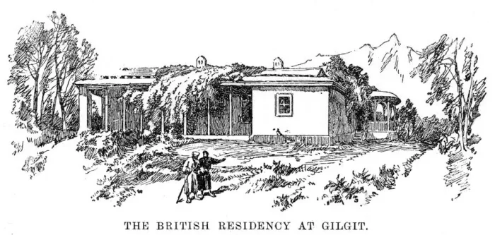 Framed Print : The British residency at Gilgit, 1892 Framed Print : The British residency at Gilgit, 1892