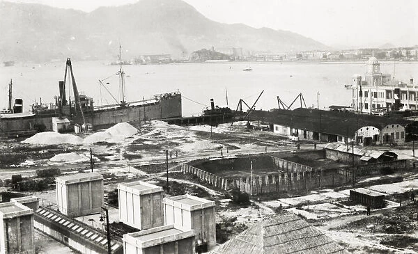 British Royal Navy dockyard, Kowloon Hong Kong