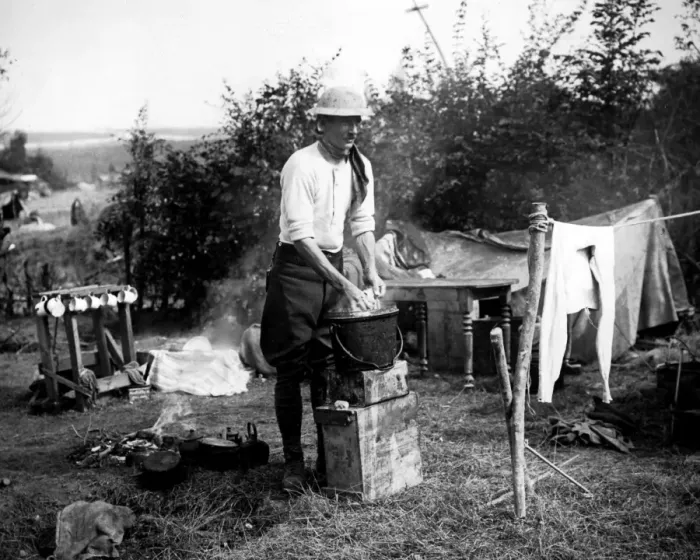 Framed Print : British soldier washing clothes, Western Front, WW1 Framed Print : British soldier washing clothes, Western Front, WW1