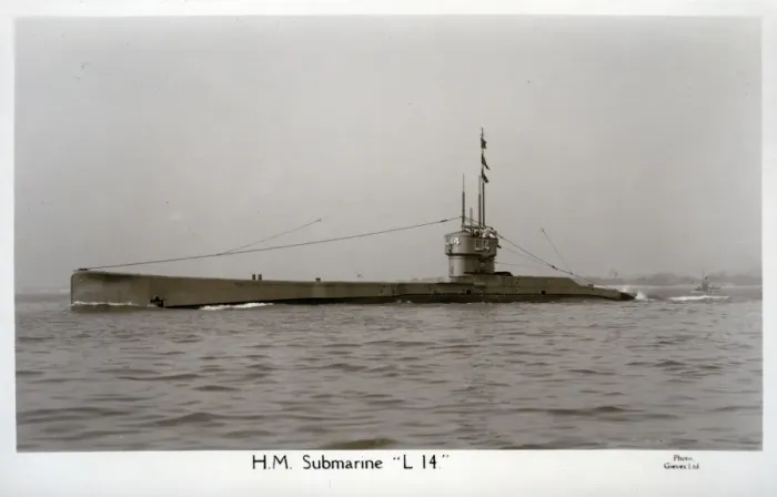 Framed Print : British submarine HMS L14 Framed Print : British submarine HMS L14