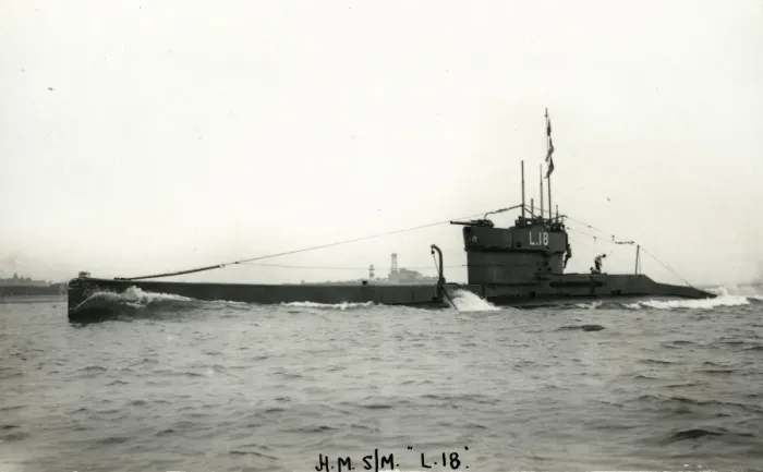 Framed Print : British submarine HMS L18 Framed Print : British submarine HMS L18