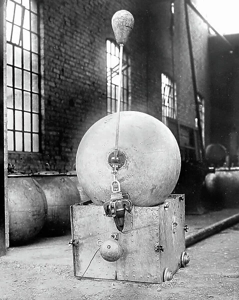 A British submarine mine during WW1