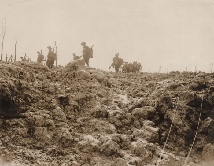 Framed Print : British troops, Battle of Flanders, WW1 Framed Print : British troops, Battle of Flanders, WW1