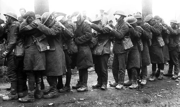 British troops blinded by gas at Bethune France
