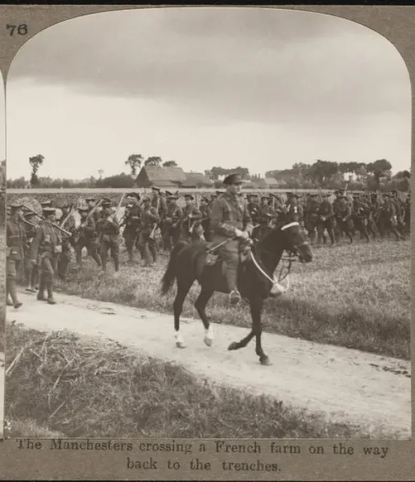 Framed Print : British Troops in France Framed Print : British Troops in France