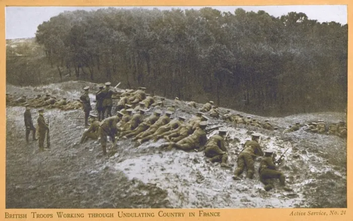 Framed Print : British Troops moving through Northern France - WWI Framed Print : British Troops moving through Northern France - WWI
