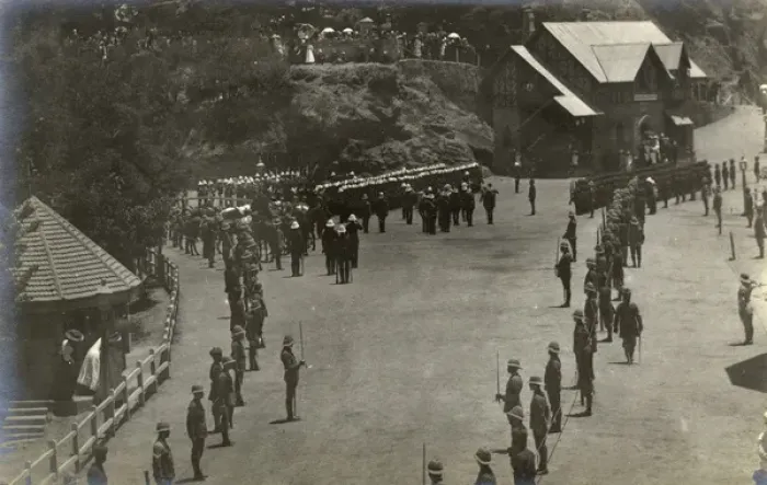 Framed Print : British troops on parade, Simla, Himachal Pradesh, India Framed Print : British troops on parade, Simla, Himachal Pradesh, India