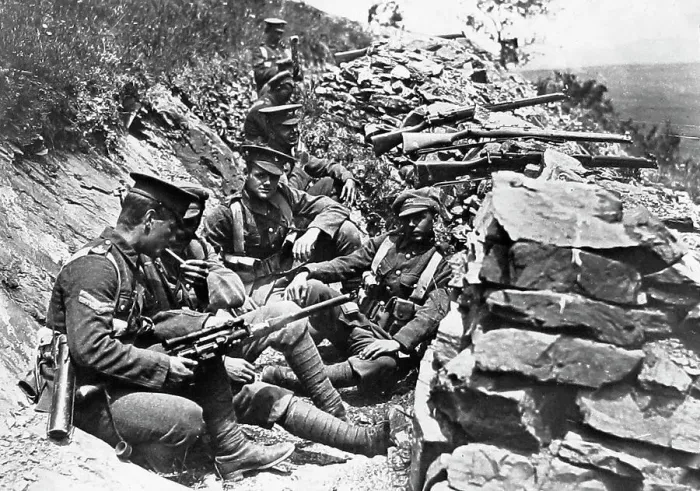 Framed Print : British troops in Salonika during WW1 Framed Print : British troops in Salonika during WW1
