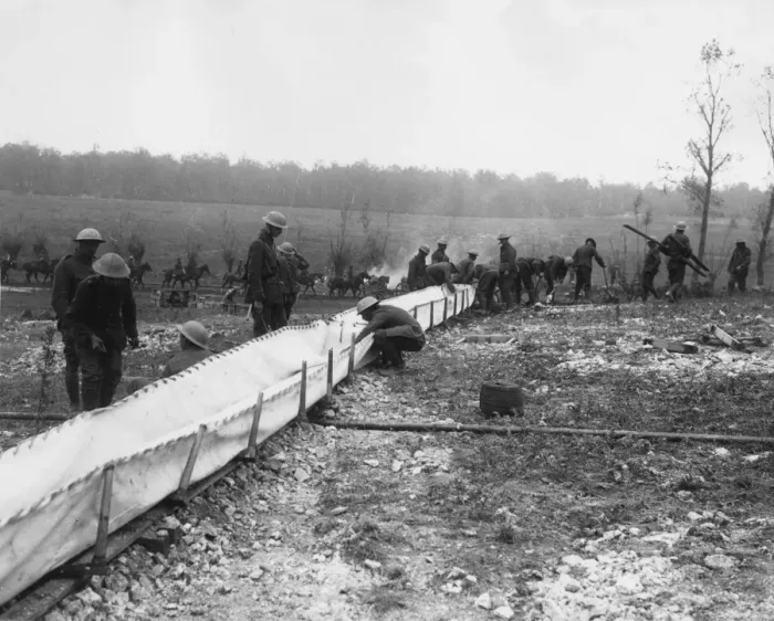 Framed Print : British troops setting up camp, Western Front, WW1 Framed Print : British troops setting up camp, Western Front, WW1