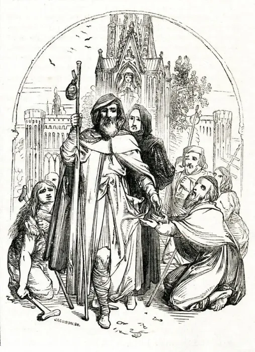 Framed Print : The British Valhalla -- King Canute (Cnut) the Great Framed Print : The British Valhalla -- King Canute (Cnut) the Great