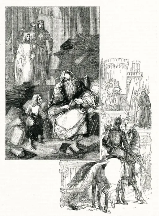 Framed Print : The British Valhalla -- Spensers Faerie Queene Framed Print : The British Valhalla -- Spensers Faerie Queene