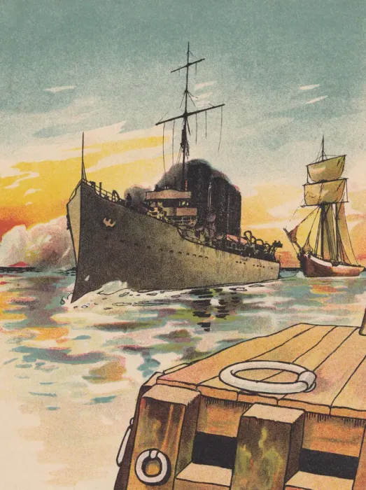 Framed Print : British warships WW1 Framed Print : British warships WW1