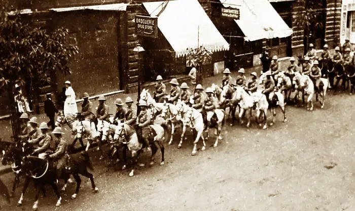 Framed Print : British Yeomanry in Egypt during the First World War Framed Print : British Yeomanry in Egypt during the First World War