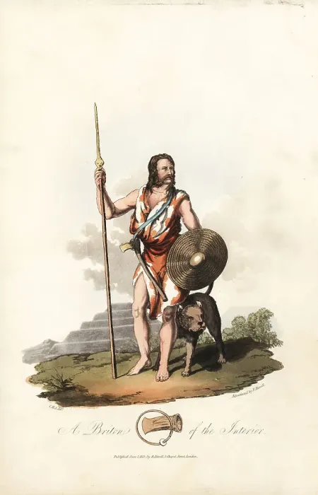 Framed Print : A Briton from the pre-Roman era Framed Print : A Briton from the pre-Roman era