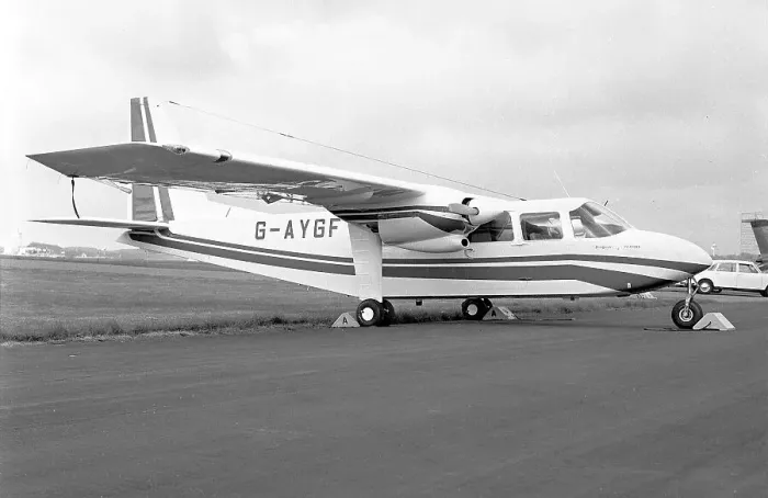 Framed Print : Britten-Norman BN-2A-26 Islander G-AYGF Framed Print : Britten-Norman BN-2A-26 Islander G-AYGF