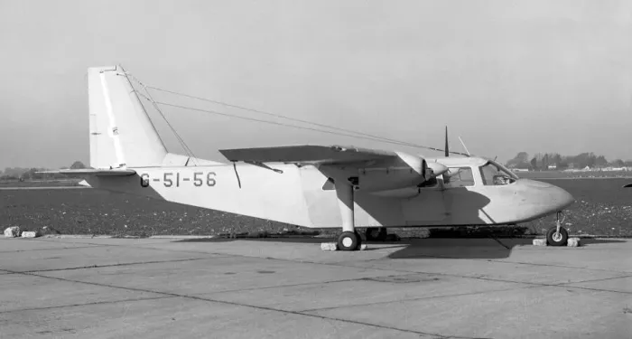 Framed Print : Britten-Norman BN-2A-8 Islander G-51-56 Framed Print : Britten-Norman BN-2A-8 Islander G-51-56