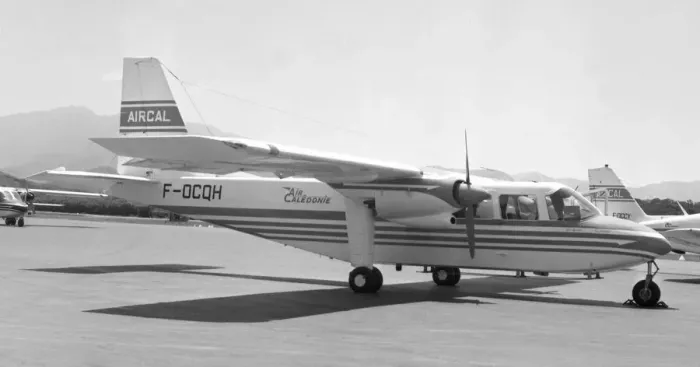 Framed Print : Britten-Norman BN-2A Islander F-OCQH Framed Print : Britten-Norman BN-2A Islander F-OCQH