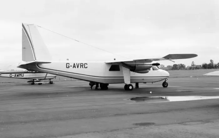 Framed Print : Britten-Norman BN-2A Islander G-AVRC Framed Print : Britten-Norman BN-2A Islander G-AVRC