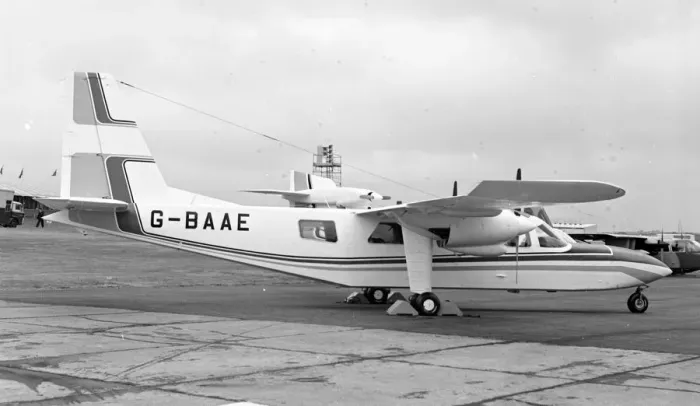Framed Print : Britten-Norman BN-2A Islander G-BaE Framed Print : Britten-Norman BN-2A Islander G-BaE