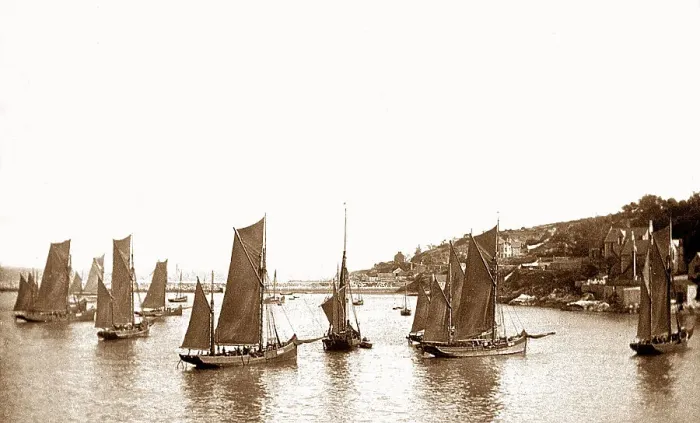 Framed Print : Brixham fishing smacks Framed Print : Brixham fishing smacks
